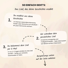 Personalisiertes Lied – Eure Geschichte, euer Song