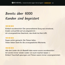 Personalisiertes Lied – Eure Geschichte, euer Song