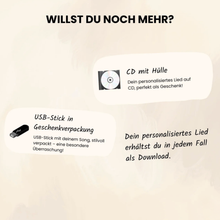 Personalisiertes Lied – Eure Geschichte, euer Song